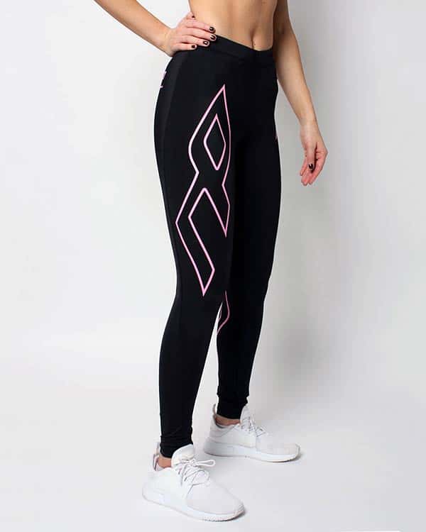Women's compression tights, pink (XS)