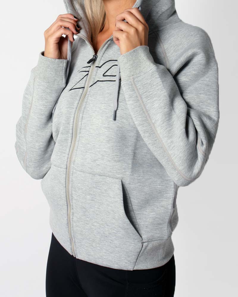 Casual fit hoodie, light grey
