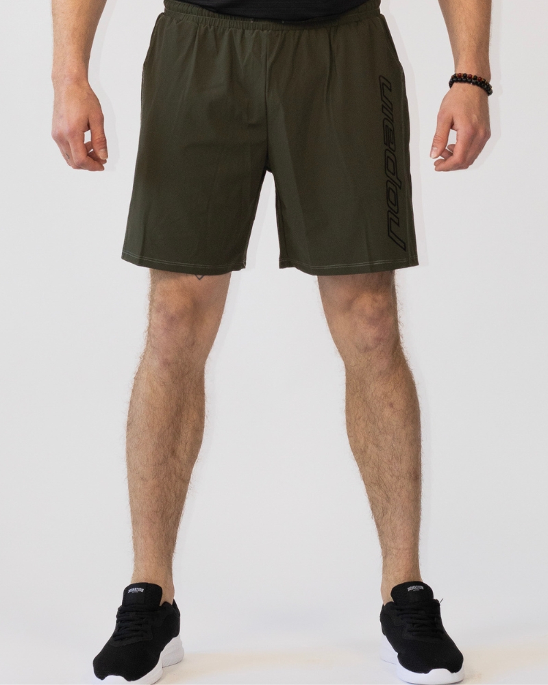Miesten treenishortsit, army green