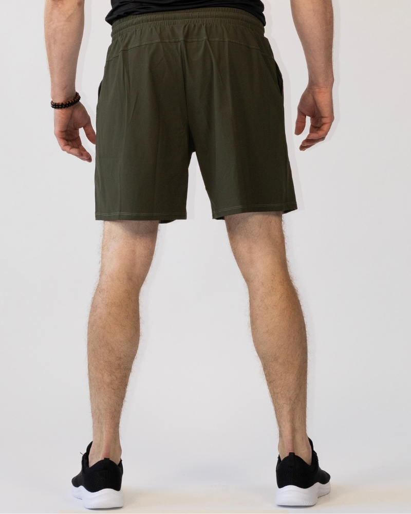 Miesten treenishortsit, army green