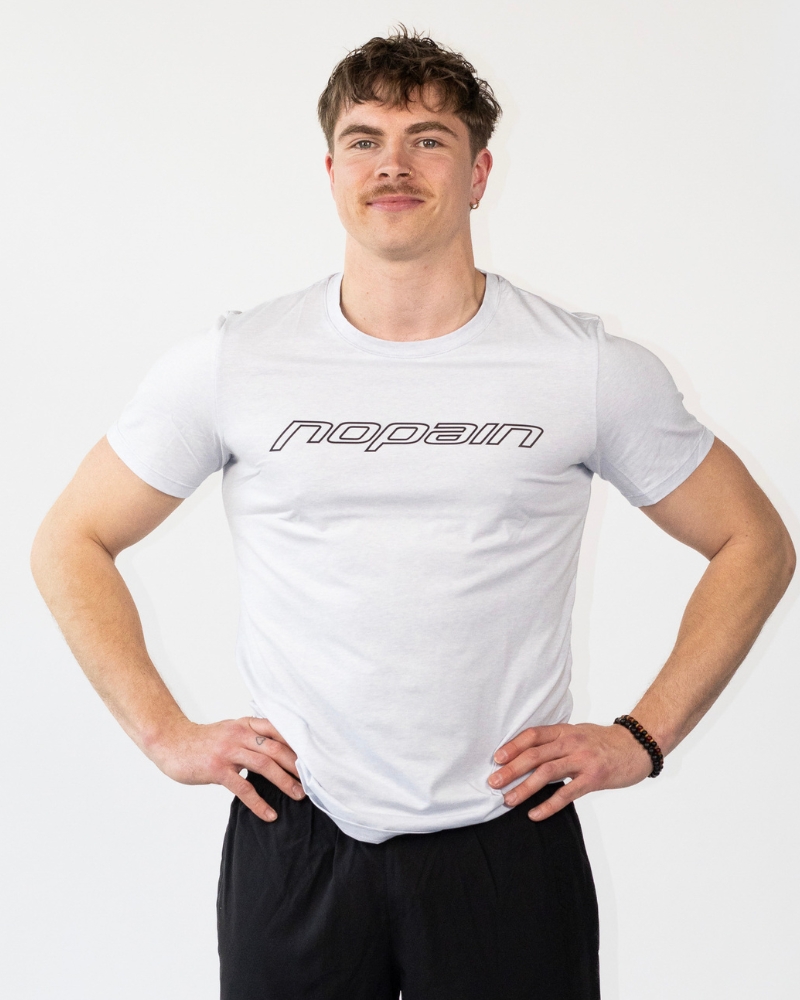 Miesten casual tee, granite