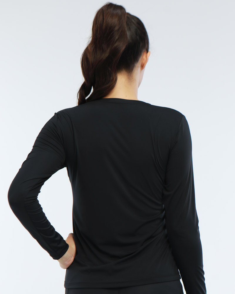 Naisten premium long sleeve SC ROK, black