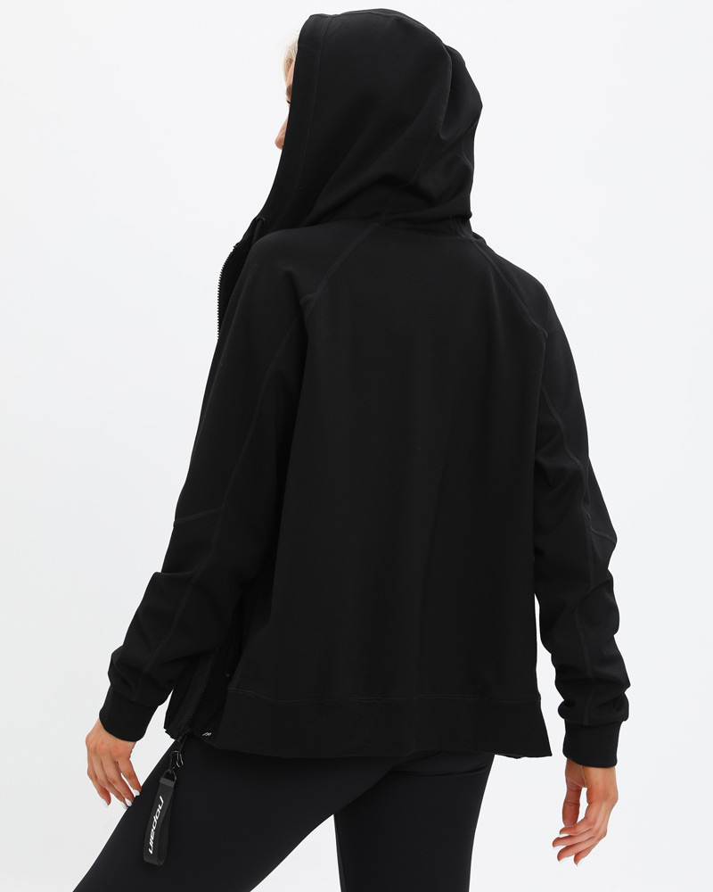 Naisten premium training hoodie Sipoon Syke, black