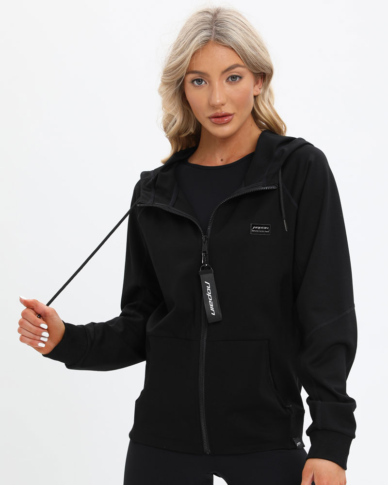 Women’s premium training hoodie, black