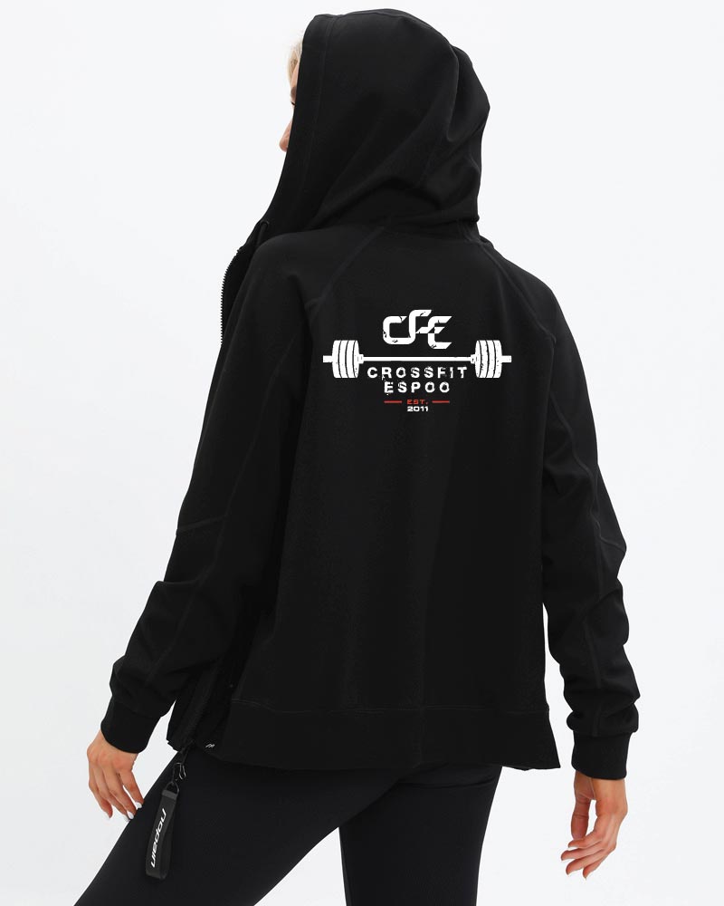 Naisten premium training hoodie CF Espoo, black