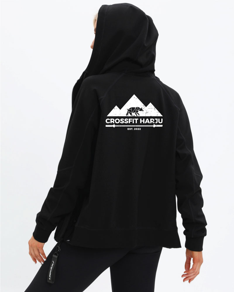 Naisten premium training hoodie CF Harju, black