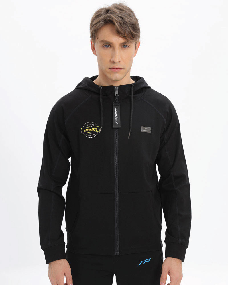Miesten premium training hoodie CF Varkaus, black