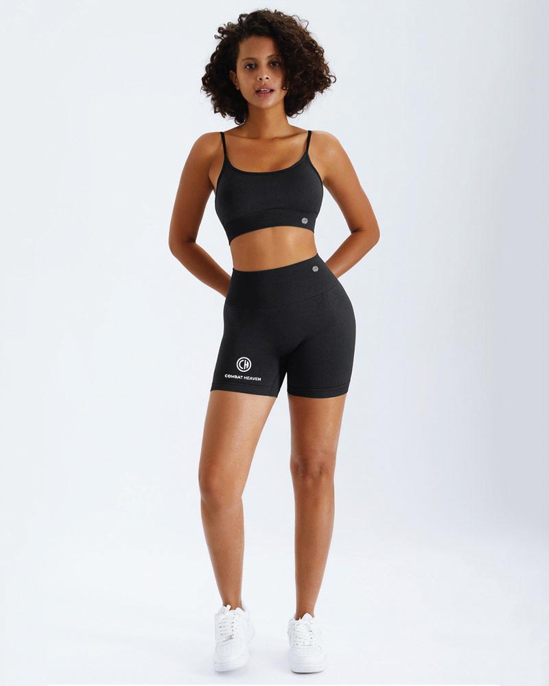 Naisten gym shorts Combat Heaven, black