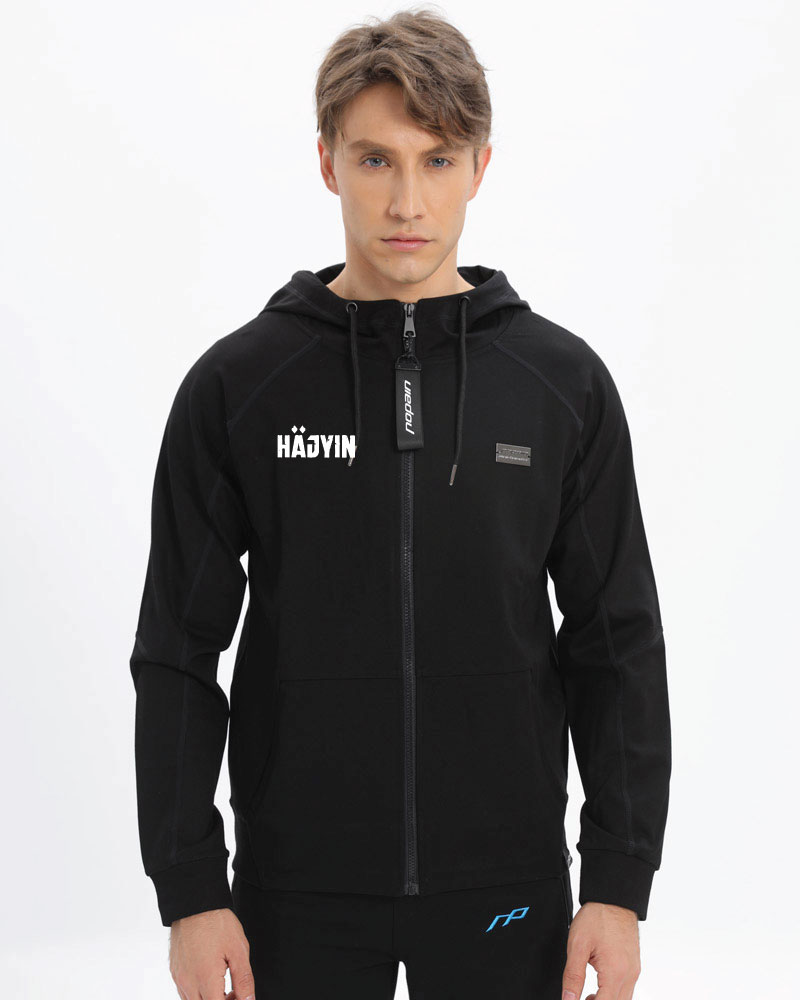 Miesten premium training hoodie Häjyin, black