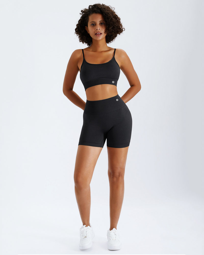 Naisten gym shorts Unelmasali, black