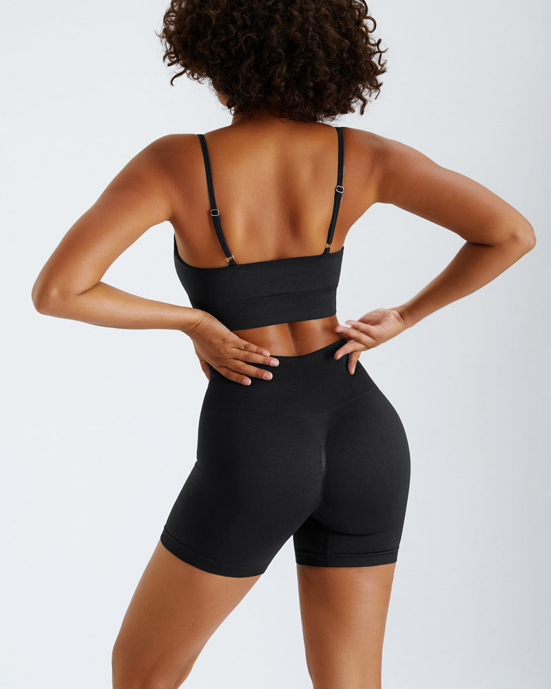 Naisten gym shorts Unelmasali, black