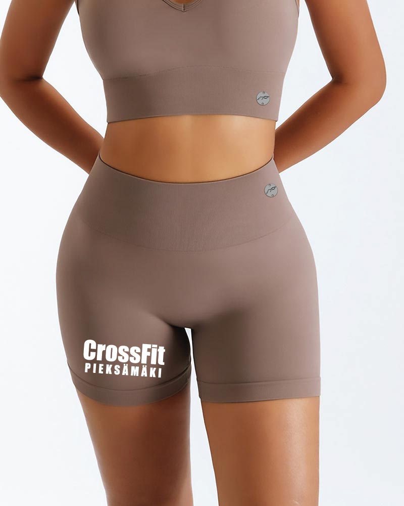 Naisten gym shorts CF Pieksämäki, brown
