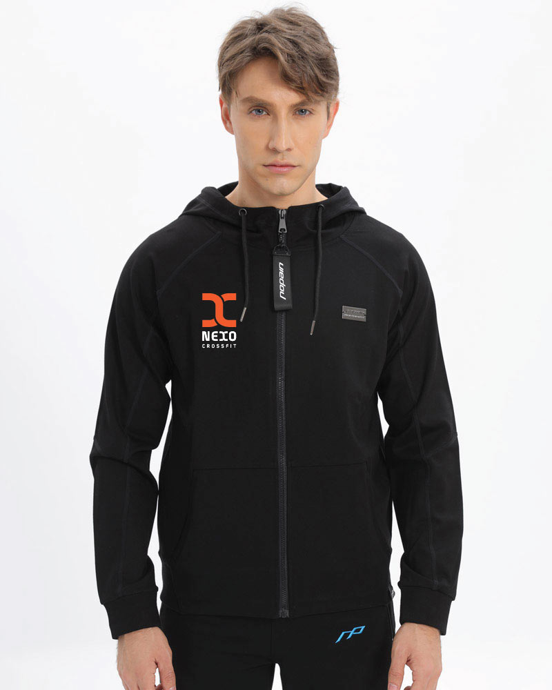 Men’s premium training hoodie Nexo CrossFit, black