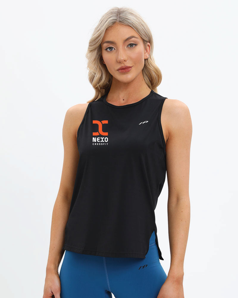Women’s premium muscle tank top Nexo CrossFit, black