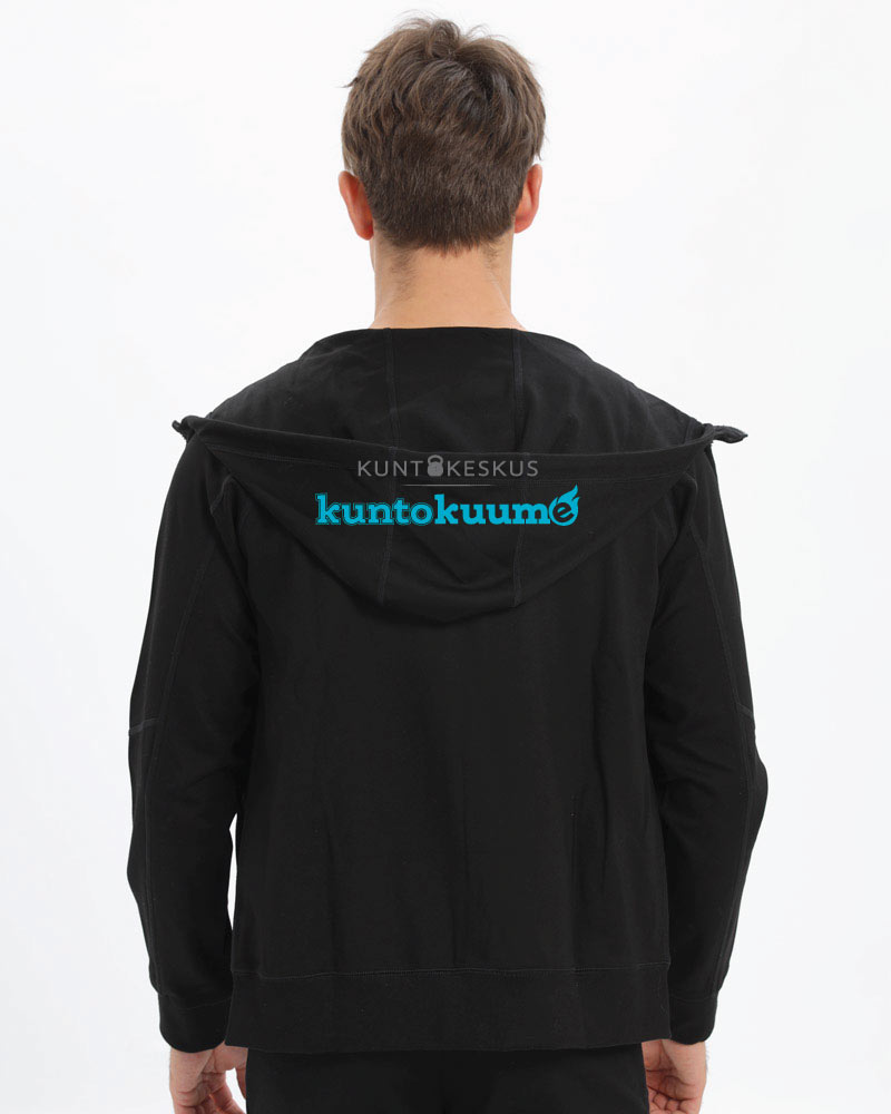 Miesten premium training hoodie Kuntokuume, black