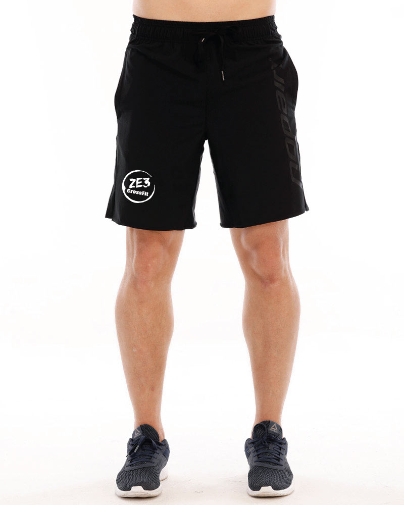 Men’s training shorts ZE3 CrossFit, full black