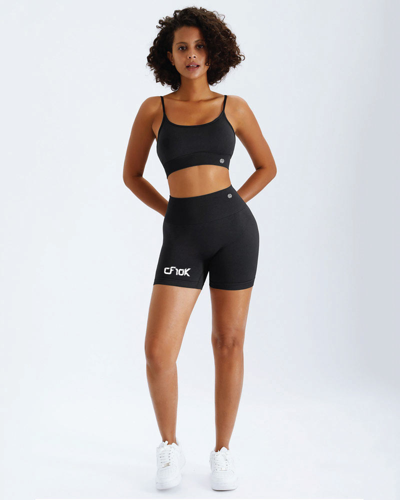 Naisten gym shorts CF 10K, black