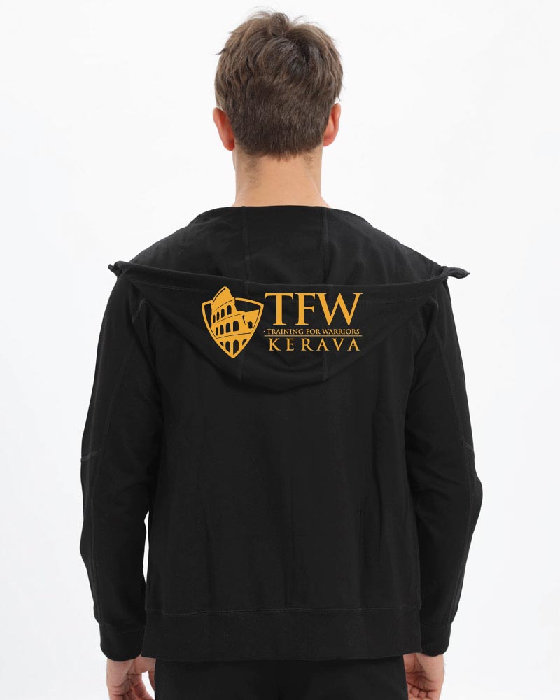 Miesten premium training hoodie TFW Kerava, black