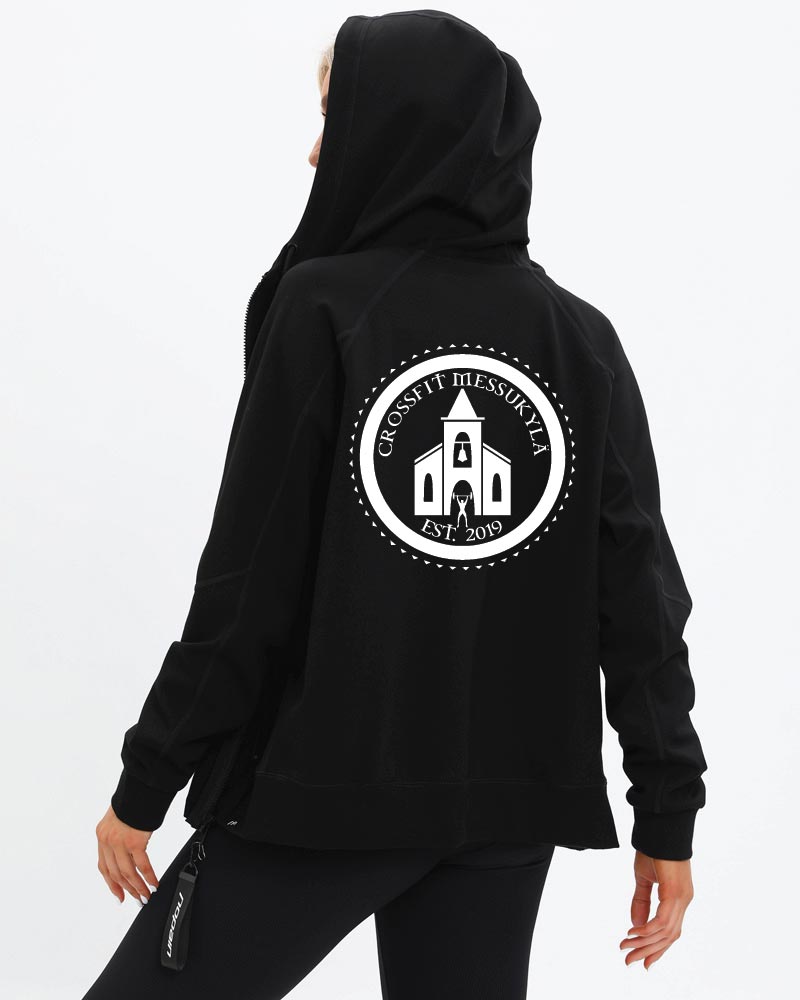 Naisten premium training hoodie CF Messukylä, black