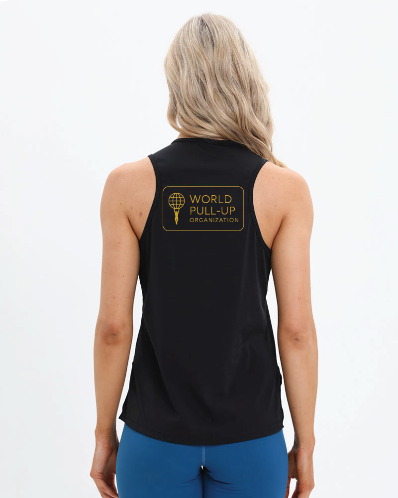Women's premium muscle tank top World Pull-Up organization, black