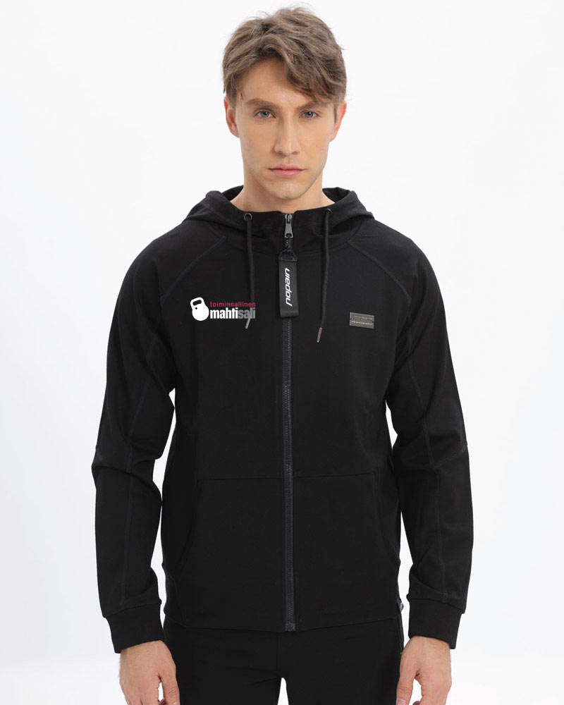 Miesten premium training hoodie Mahtisali, black