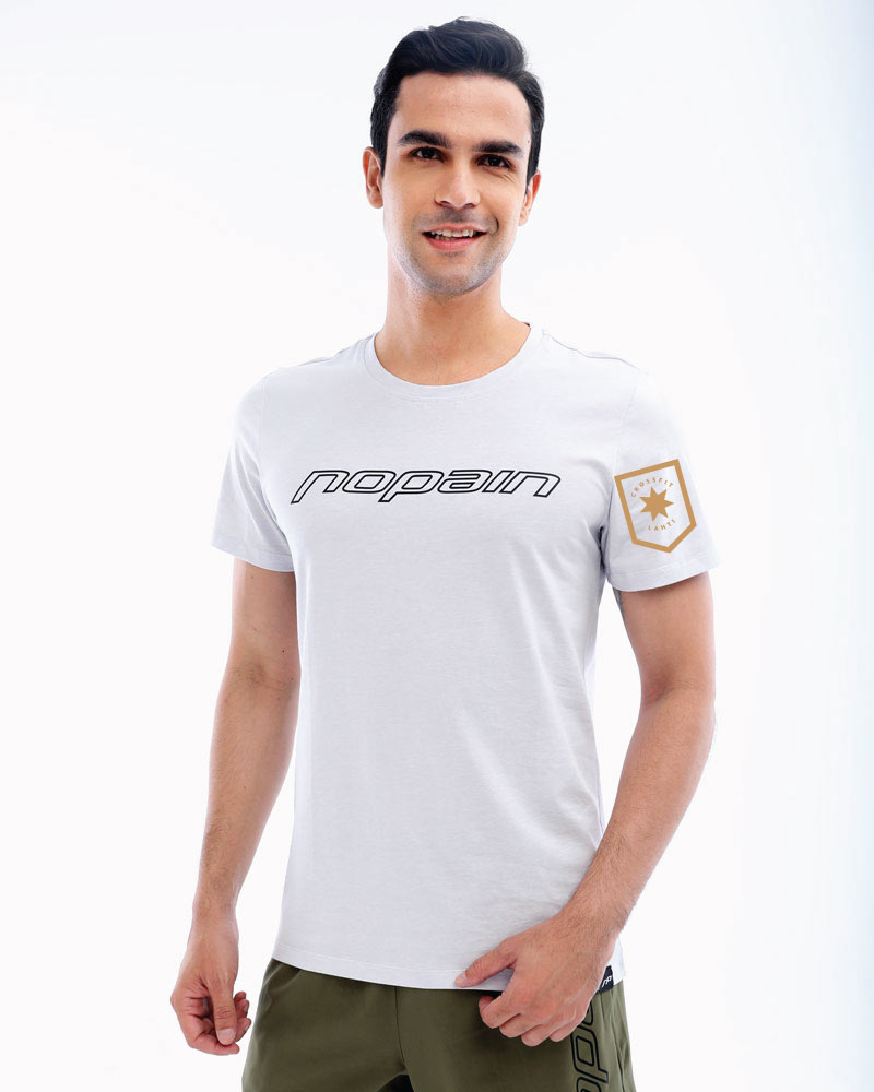 Miesten casual tee CF Lahti, granite