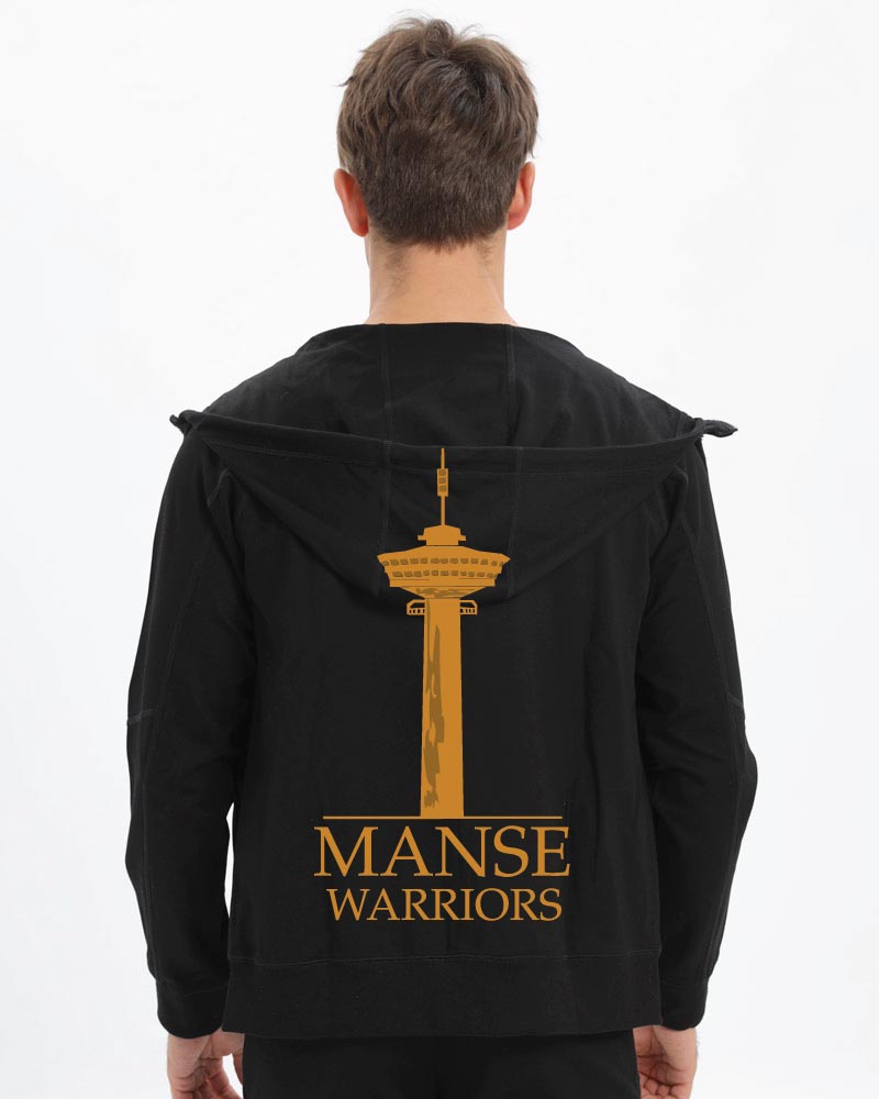 Miesten premium training hoodie TFW Manse, black