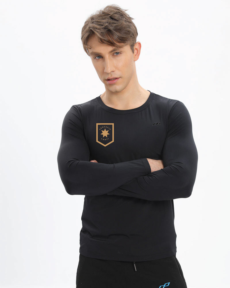 Miesten premium long sleeve CF Lahti, black