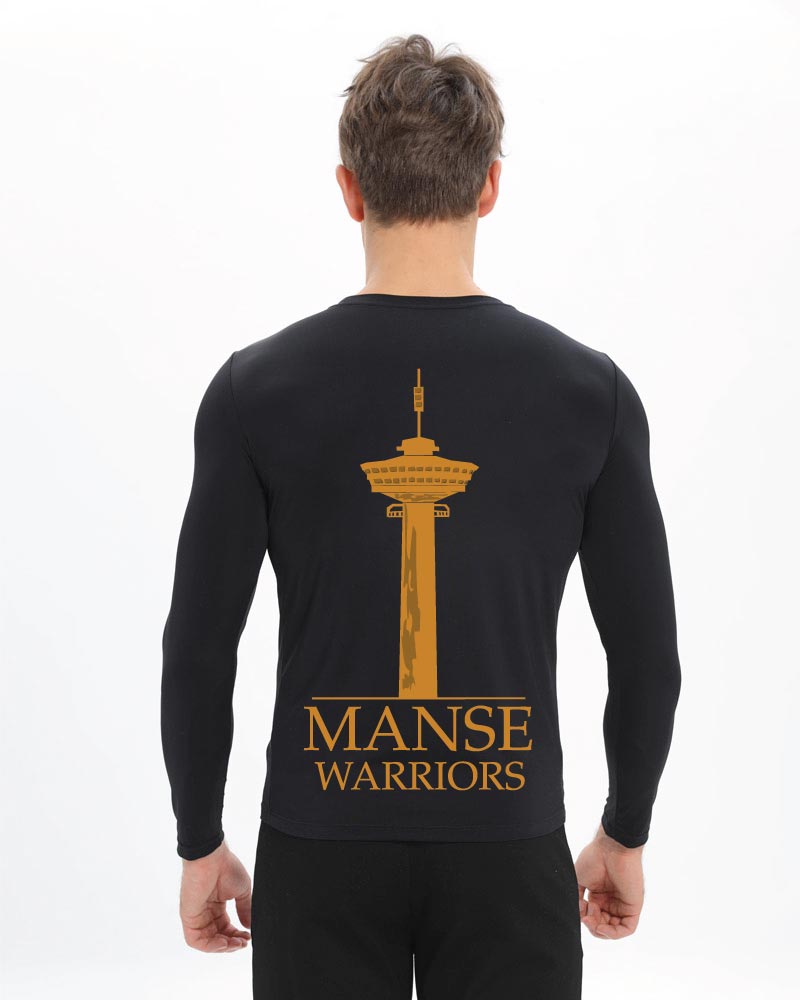 Miesten premium long sleeve TFW Manse, black