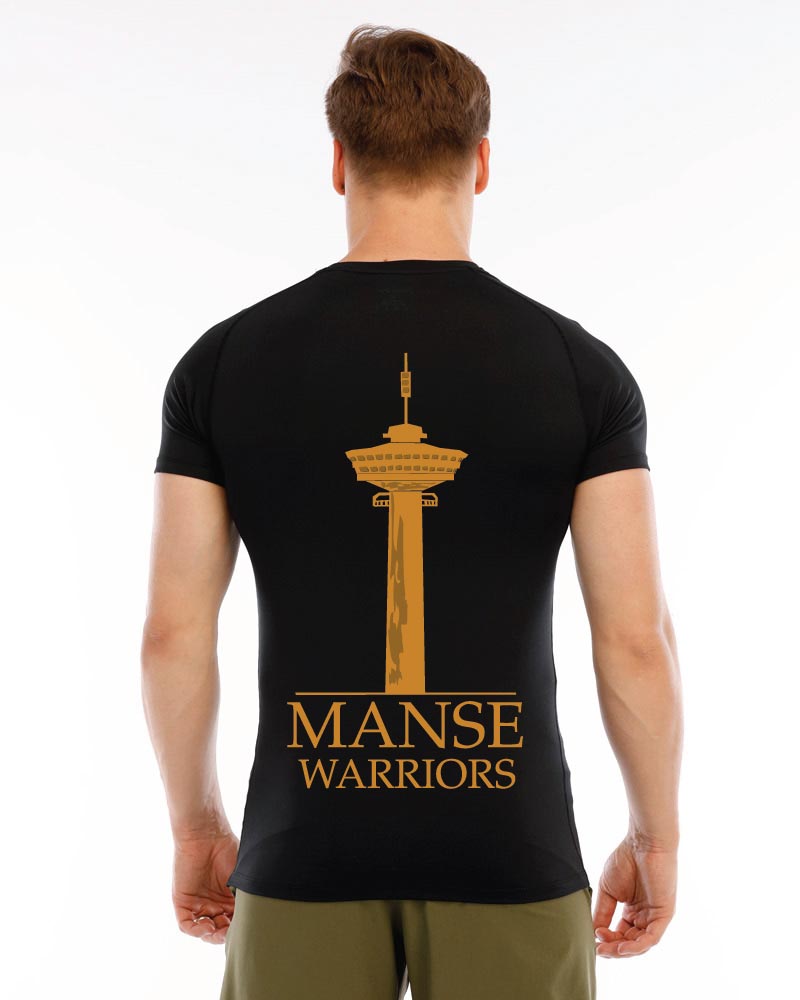 Miesten premium training tee TFW Manse, black