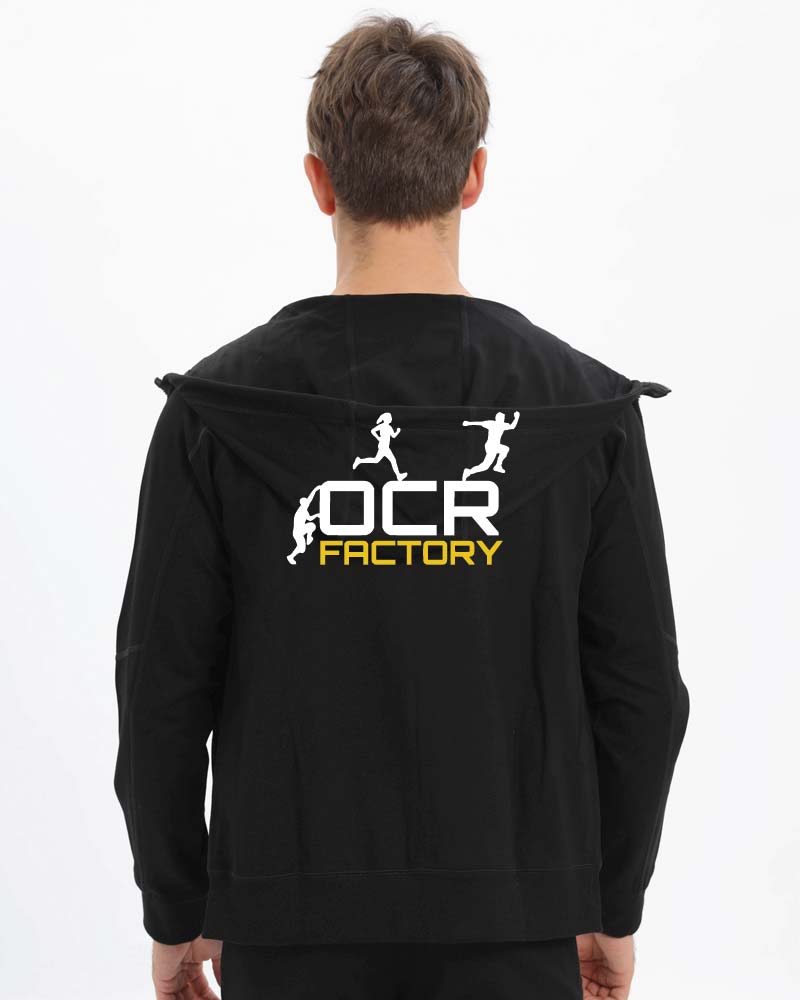 Miesten premium training hoodie OCR Factory, black