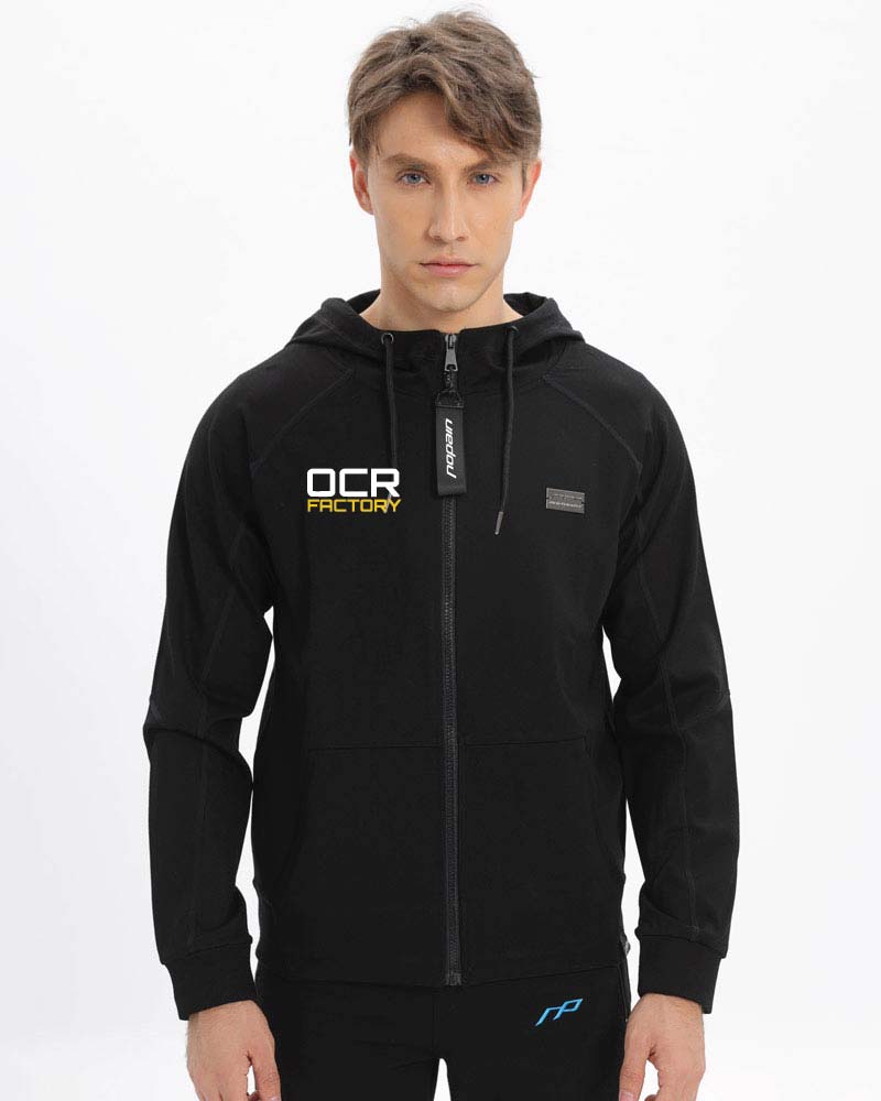 Miesten premium training hoodie OCR Factory, black