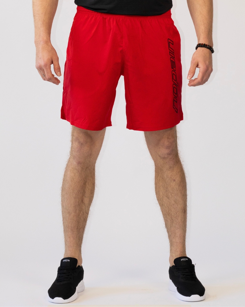 Miesten treenishortsit, Porsche red