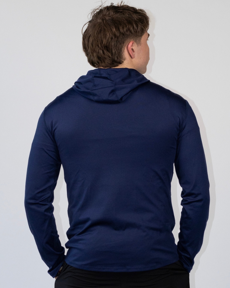 Miesten premium light hoodie, dark blue