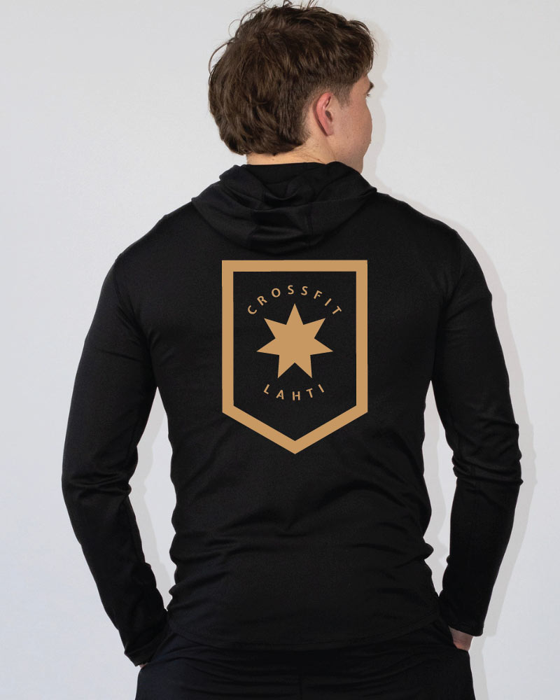 Miesten premium light hoodie CF Lahti, black