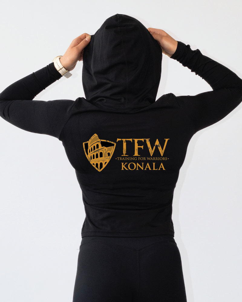 Naisten premium light hoodie TFW Konala, black