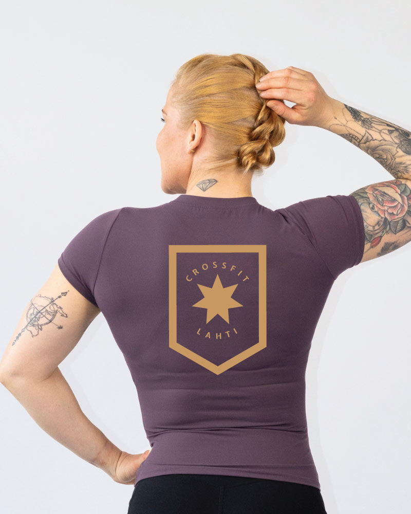 Naisten training tee CF Lahti, purple