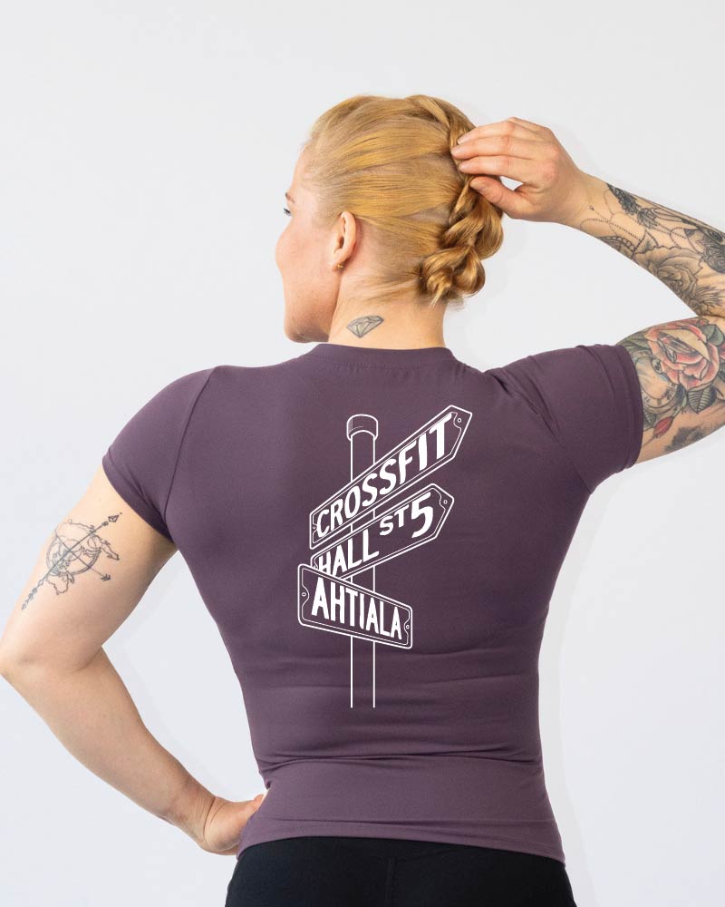 Naisten training tee CF Hall Street Five, purple