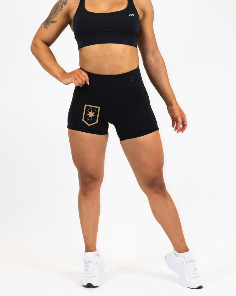 Naisten Xcross training shorts CF Lahti, black