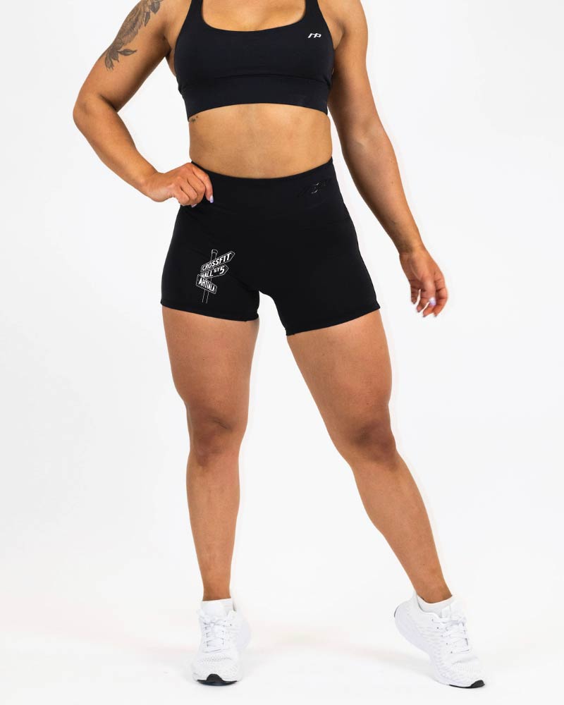 Naisten Xcross training shorts CF Hall Street Five, black