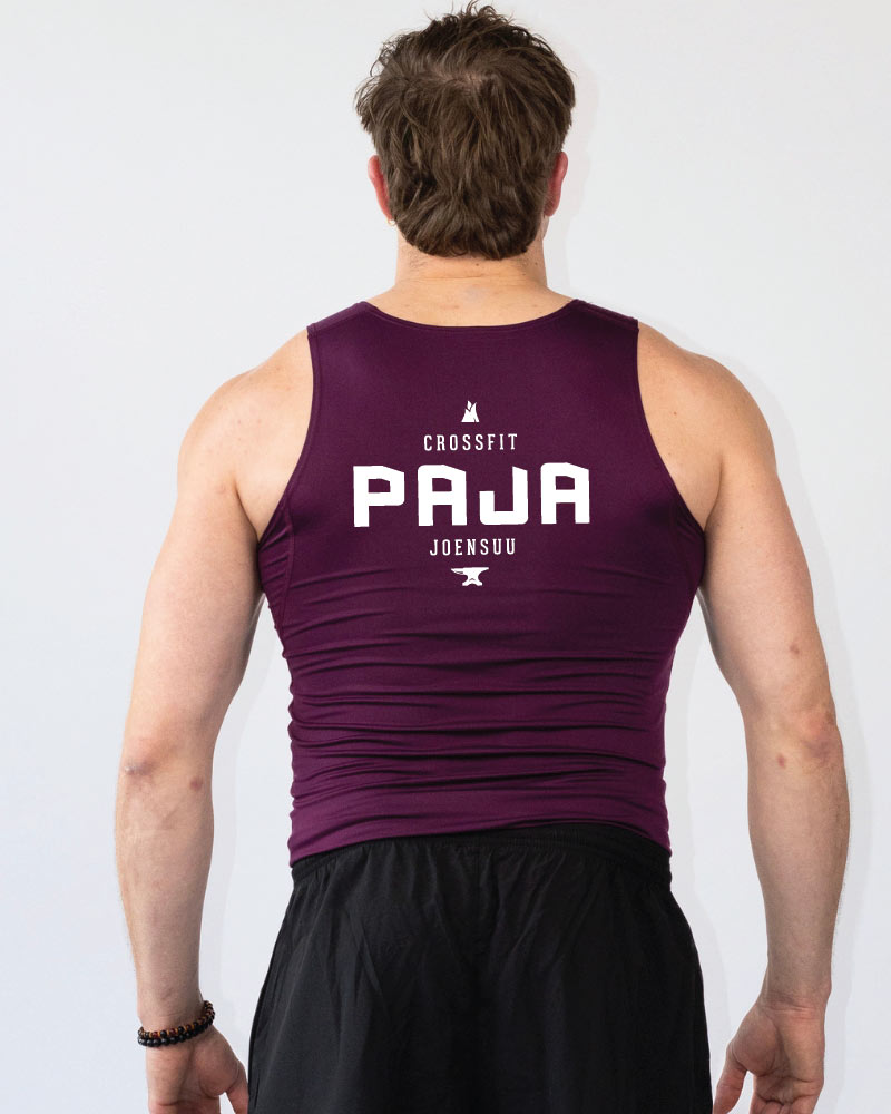 Miesten sleevles shirt CF Paja, dark purple