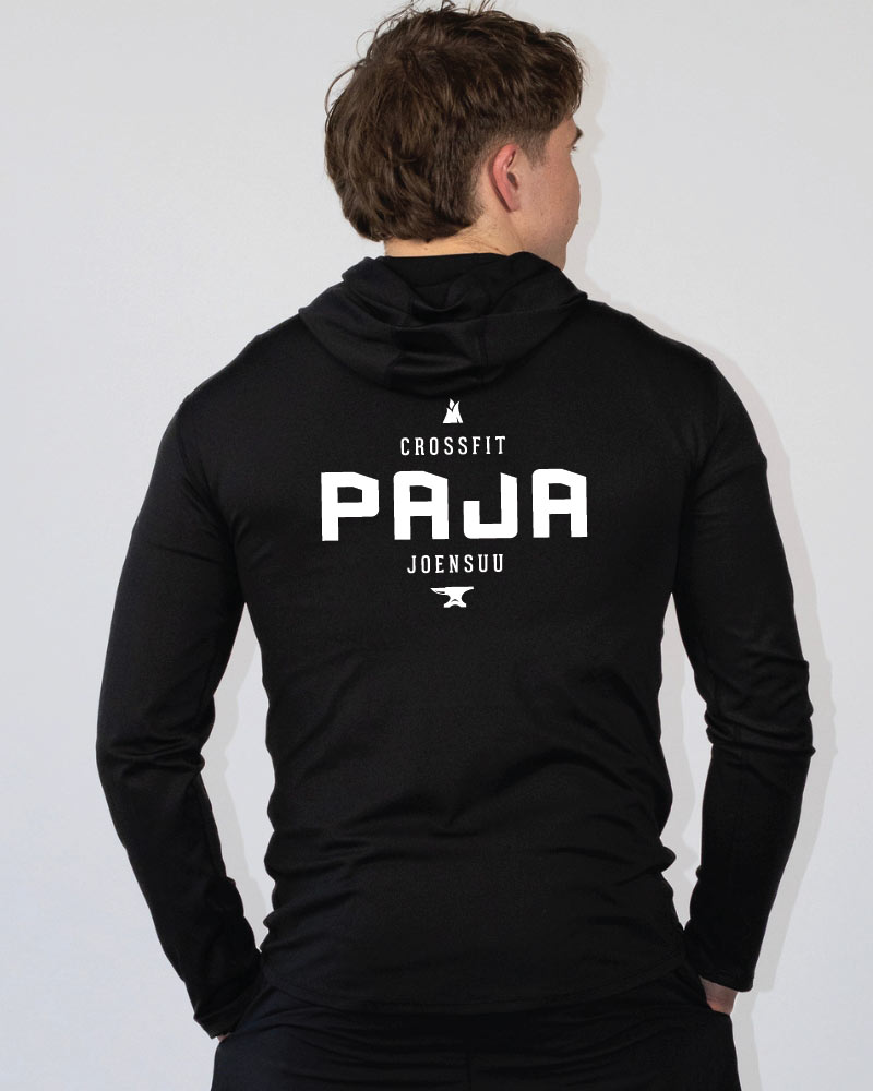 Miesten premium light hoodie CF Paja, black