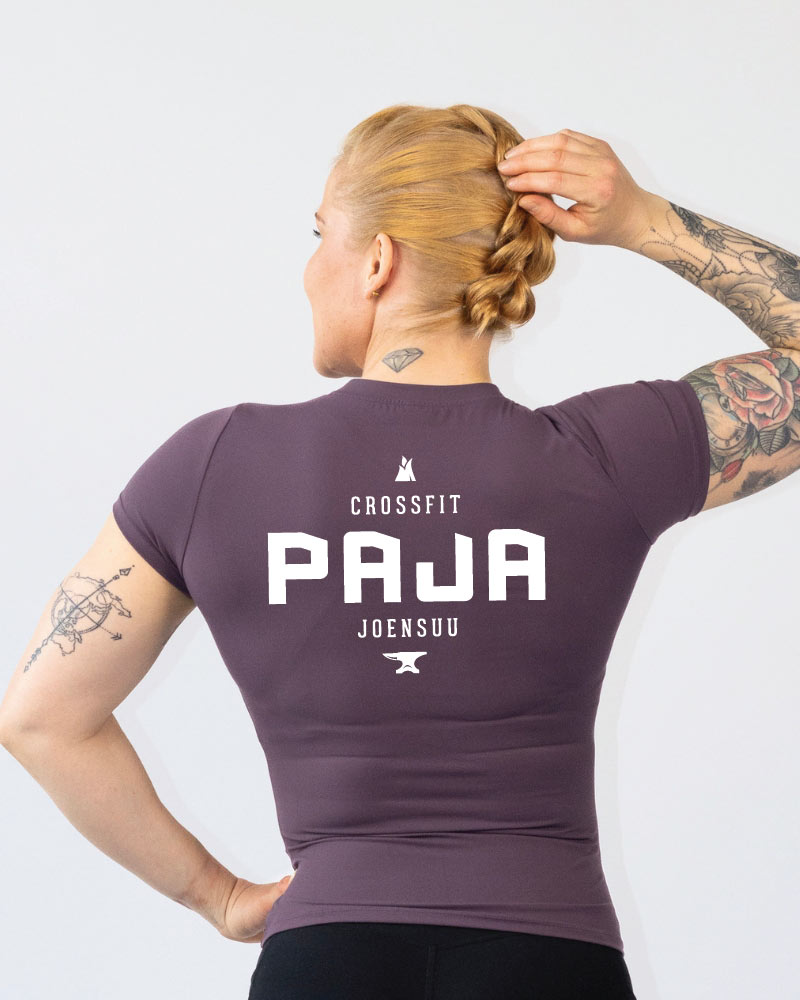 naisten-purple-tee-paja