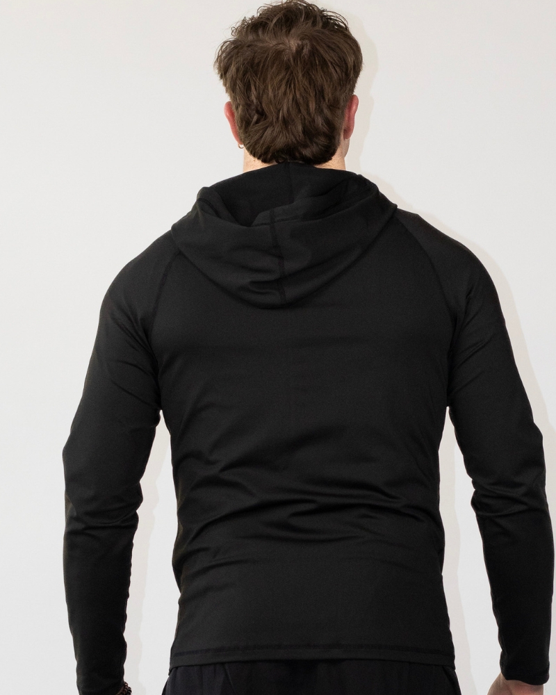 Miesten elite light hoodie, black