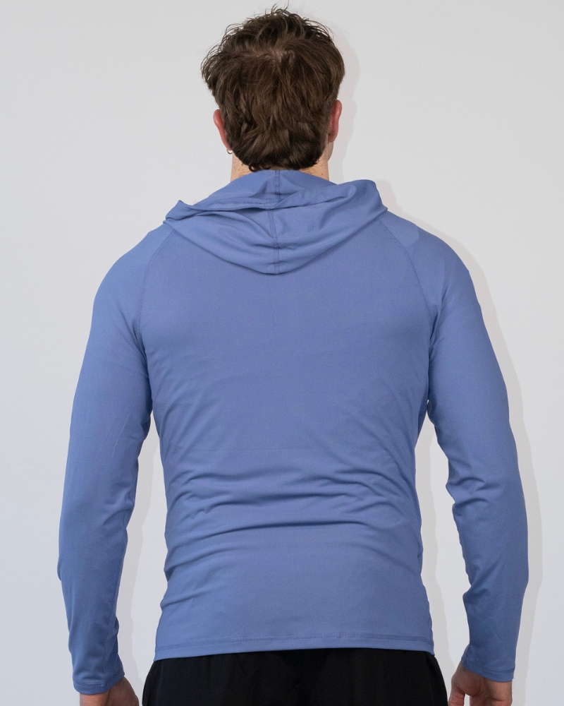 Miesten elite light hoodie, light blur