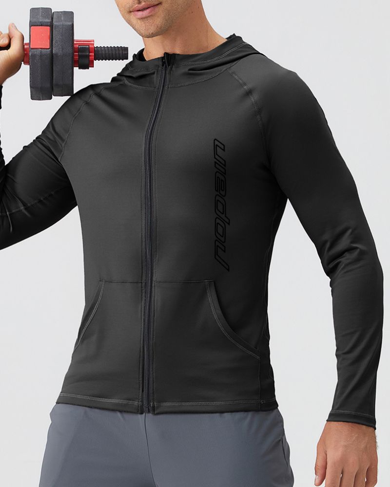Miesten elite light hoodie, black
