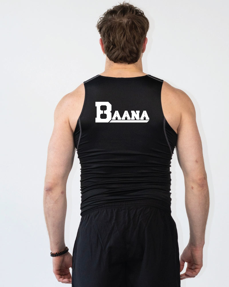 Miesten sleevles shirt Baana Gym, black