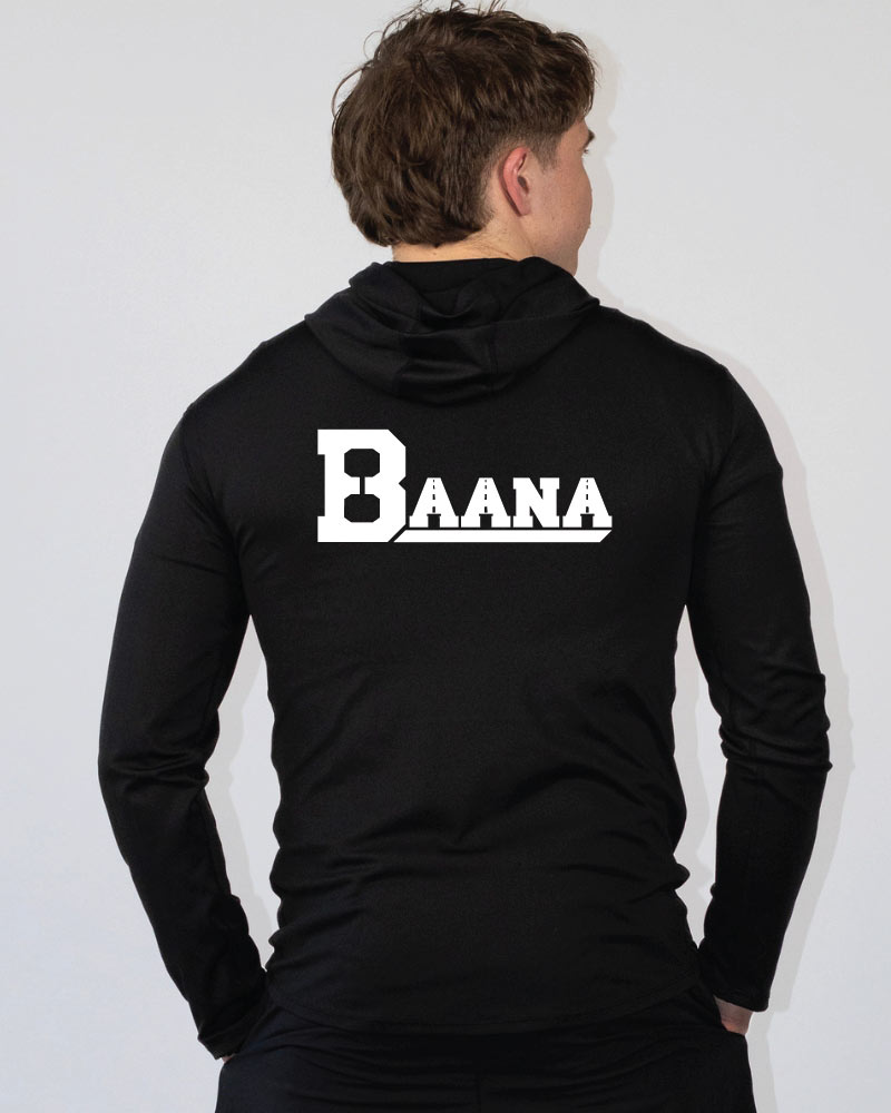 Miesten premium light hoodie Baana Gym, black