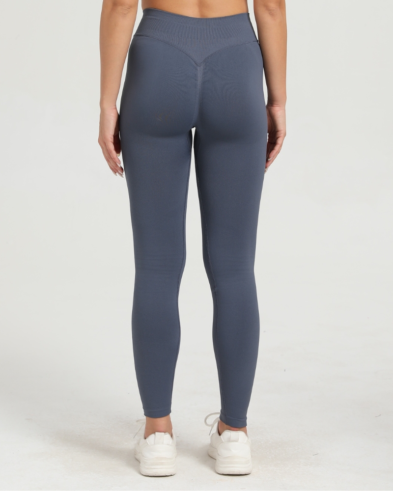 Naisten Attitude Scrunch Tights, Blue-gray