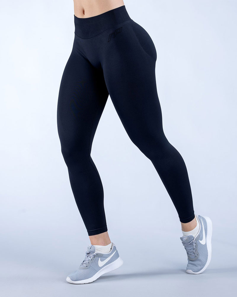 Naisten Attitude Scrunch Tights, Black